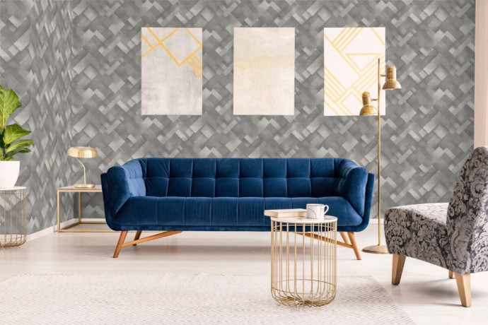 M35899D Обои Ugepa (Prisme/Onyx) (1*6) 10,05x1,06 винил на флизелине